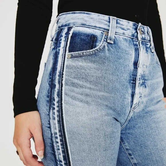 NWT AG ALEXXIS Straight Leg High-Rise Vintage Full Motion Stretch Jeans 32 - Picture 3 of 10